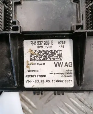Volkswagen Jetta VI Comfort/convenience module 7H0937090E
