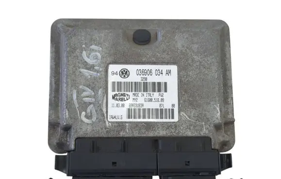 Volkswagen Golf IV Engine control unit/module 036906034AM 6160051809 22A33UB3A