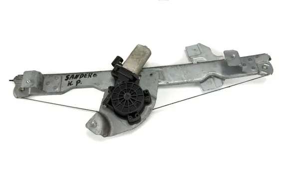 Dacia Sandero Front door window regulator with motor 8200733829