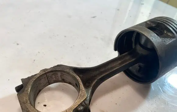 Audi 80 90 B3 Piston with connecting rod