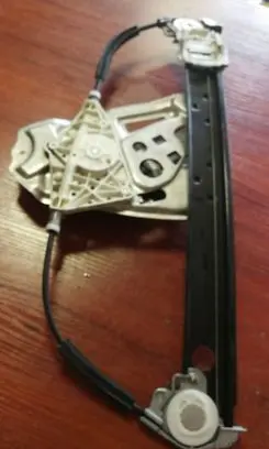 Mercedes-Benz S W220 Rear door window regulator with motor 2207300446