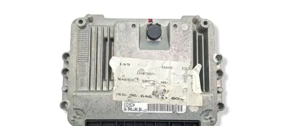Citroen C4 I Engine control unit/module 9664618080 0281013871