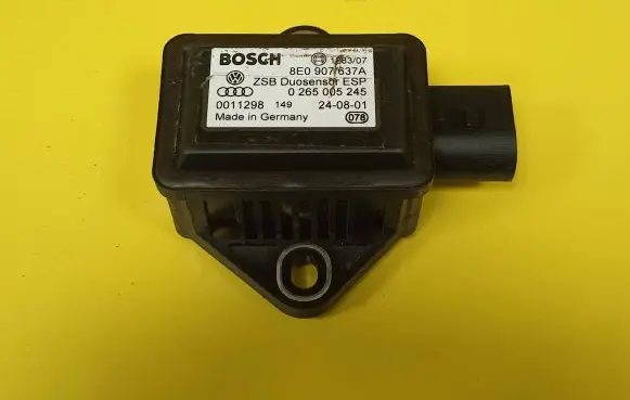 Audi A4 S4 B6 8E 8H ESP acceleration yaw rate sensor 8E0907637A 0265005245