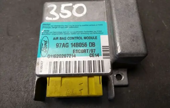 Ford Focus Airbag control unit/module 97AG14B056DB 011620287214