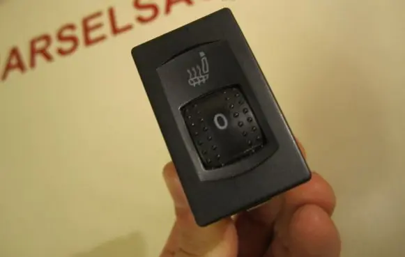 Seat heating switch