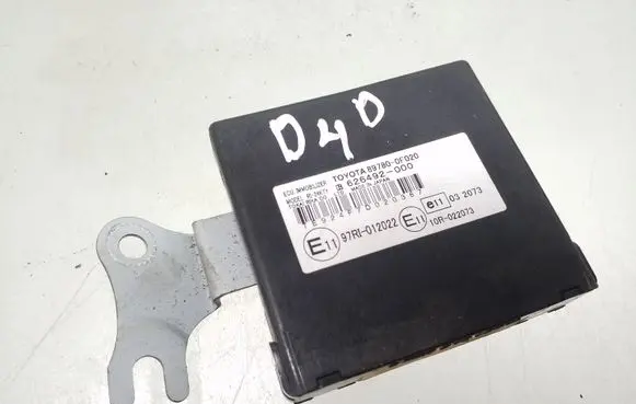 Toyota Corolla Verso E121 Immobilizer control unit/module 897800F020 626492000 97RI012022