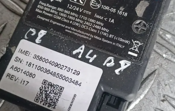 Audi A4 S4 B8 8K Other control units/modules 10R051618 A6014080 358004090273129