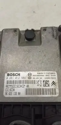Peugeot 407 Engine control unit/module 9662213380 9653958980 0281012984