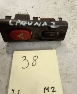 Renault Laguna I Hazard light switch 7700822353