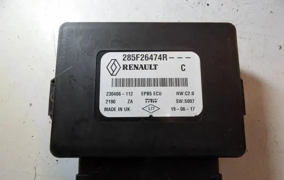 Renault Kadjar Other control units/modules 285F26474R 230406112 EPB5ECU