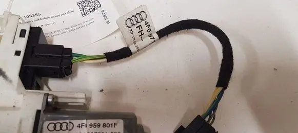 Audi A6 S6 C6 4F Rear door window regulator motor 4F0959801F 1101997001300