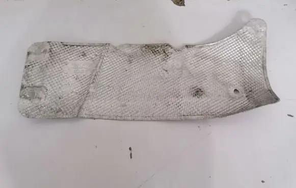 Heat shield in engine bay