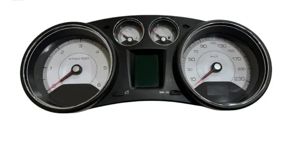 Peugeot 308 Speedometer (instrument cluster) 9665107680 503001555310