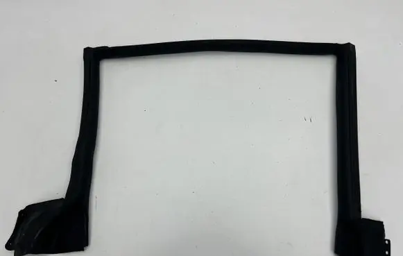 Rubber seal rear door