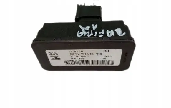 Opel Zafira B ESP acceleration yaw rate sensor 13257072