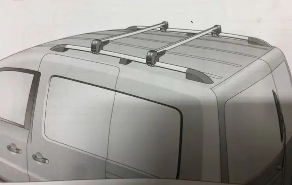 Volkswagen Caddy Roof trunk box 2K5071151B