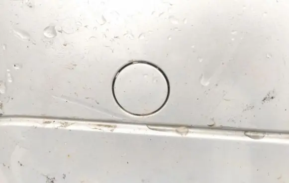 Citroen C3 Rear bumper row hook cap/cover 