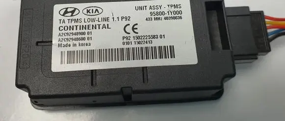 KIA Picanto Tire pressure control unit 95800-1Y000
