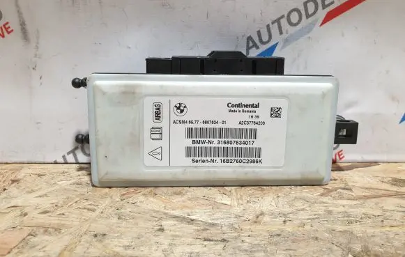 BMW 5 F10 F11 Airbag control unit/module 6807634 7911607