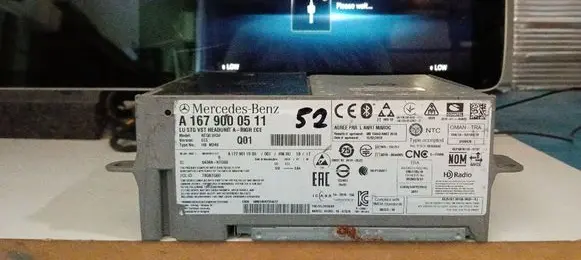 Mercedes-Benz A W177 Radio/CD/DVD/GPS head unit A1679000511