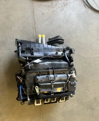 Interior heater climate box assembly