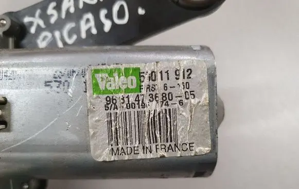 Citroen Xsara Picasso Rear window wiper motor 53011912 963147368005
