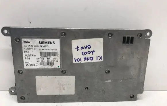 BMW 7 E65 E66 Phone control unit/module 841169312712AI01 11585217