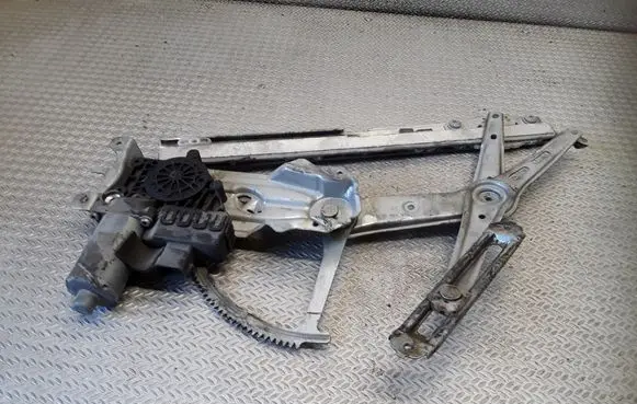 Opel Astra G Front door window regulator with motor 90521876
