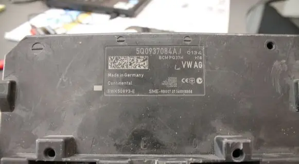 Volkswagen Golf VII Comfort/convenience module 5Q0937084AJ 5WK50893E BCMPQ37H