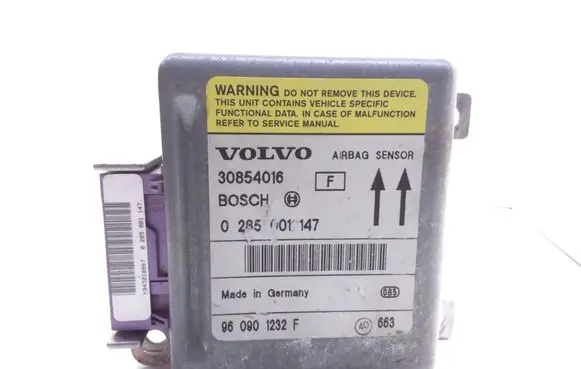 Volvo S40, V40 Airbag control unit/module 30854016 0285001147 960901232F
