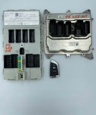 BMW X5 F15 Engine ECU kit and lock set 6825527 8664617 2609139394