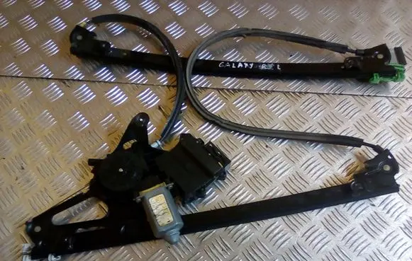Ford Galaxy Front door window regulator with motor 990514 7M0837402M
