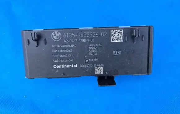 BMW 5 G30 G31 G38 Tailgate/trunk control unit/module 9852926 A2C7673280900