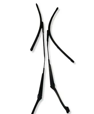 Porsche Cayenne (9Y0 9Y3) Front wiper blade arm 