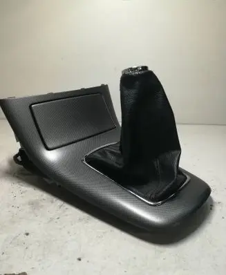 Toyota Avensis T250 Gear lever shifter trim leather/knob 8493