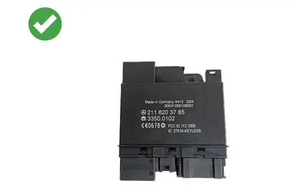 Mercedes-Benz E W211 Keyless (KESSY) go control unit/module 2118203785 2115454340 00041056106001
