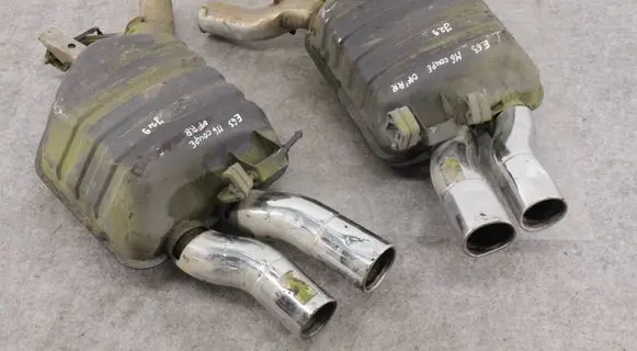 BMW 6 E63 E64 Double Muffler 7837061 7837060 18307837061