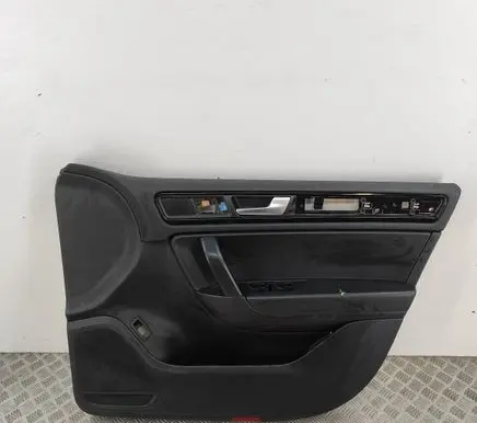 Volkswagen Touareg II Front door card panel trim 7P2867012 7P2867012EH
