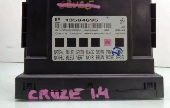 Chevrolet Cruze Other control units/modules