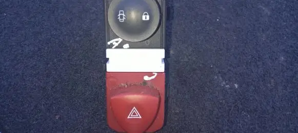 Renault Scenic II - Grand scenic II Hazard light switch 8200095493 8200109723