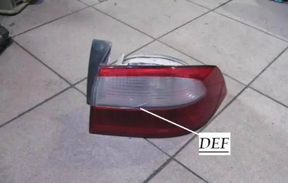 Renault Laguna II Rear/tail lights 8200002474