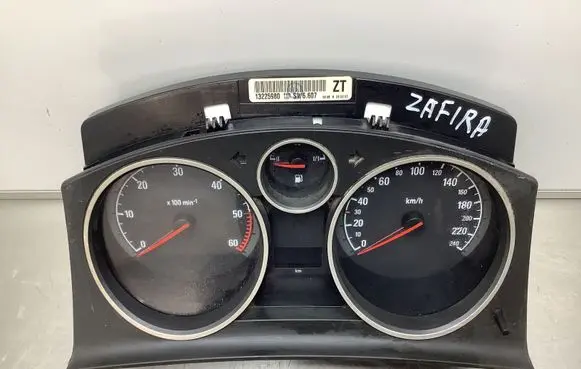 Opel Zafira B Speedometer (instrument cluster) 13225980 SW6607