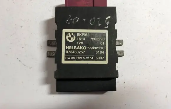 BMW 5 E60 E61 Fuel injection pump control unit/module 7203993 16147203993 55892110