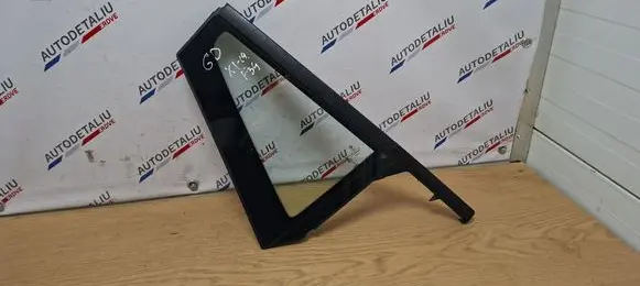 Rear vent window glass