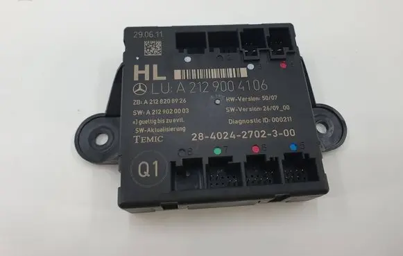 Mercedes-Benz E W212 Door control unit/module A2129004106 A2128208926 A2129020003