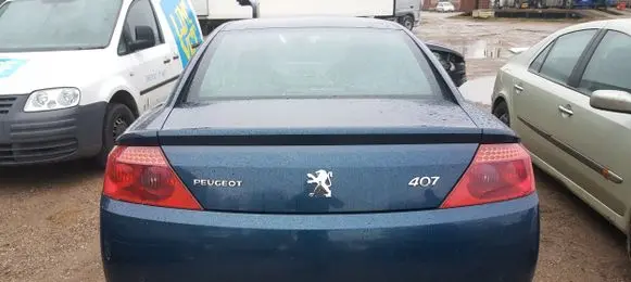 Peugeot 407 Tailgate/trunk/boot lid BLUE KNJD EMPTY
