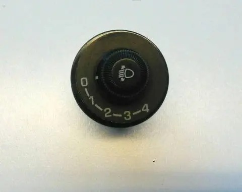 Mitsubishi Pajero Headlight level height control switch