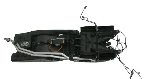 Interior heater climate box assembly