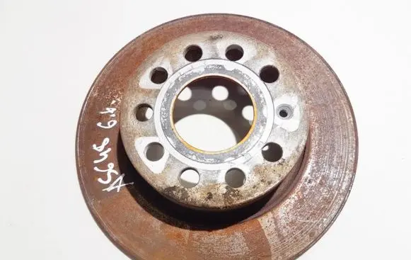 Audi A3 S3 8P Rear brake disc neventiliuojamas