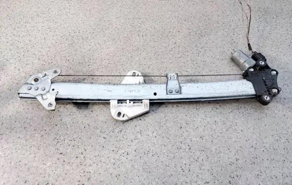 Front door window regulator with motor